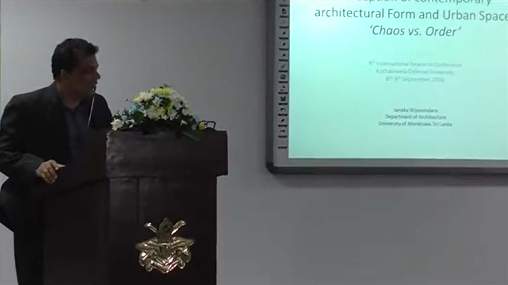 Perception of Contemporary Architectural Form, KDU Annual Congress, 2009