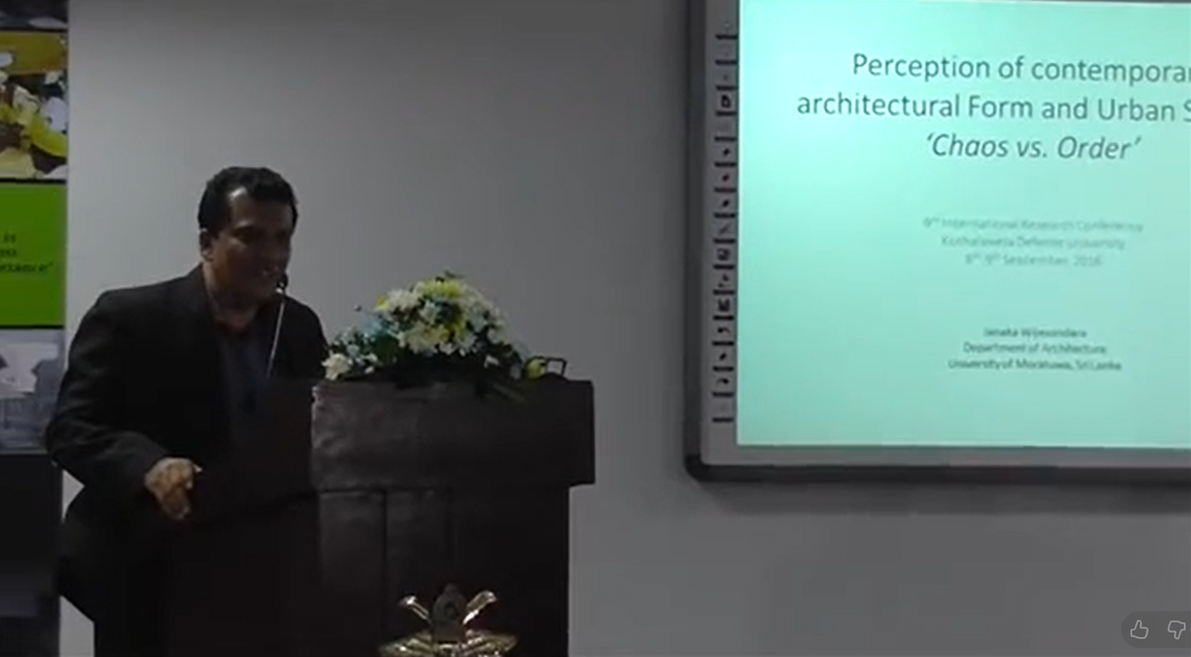 Perception of Contemporary Architectural Form, KDU Annual Congress, 2009