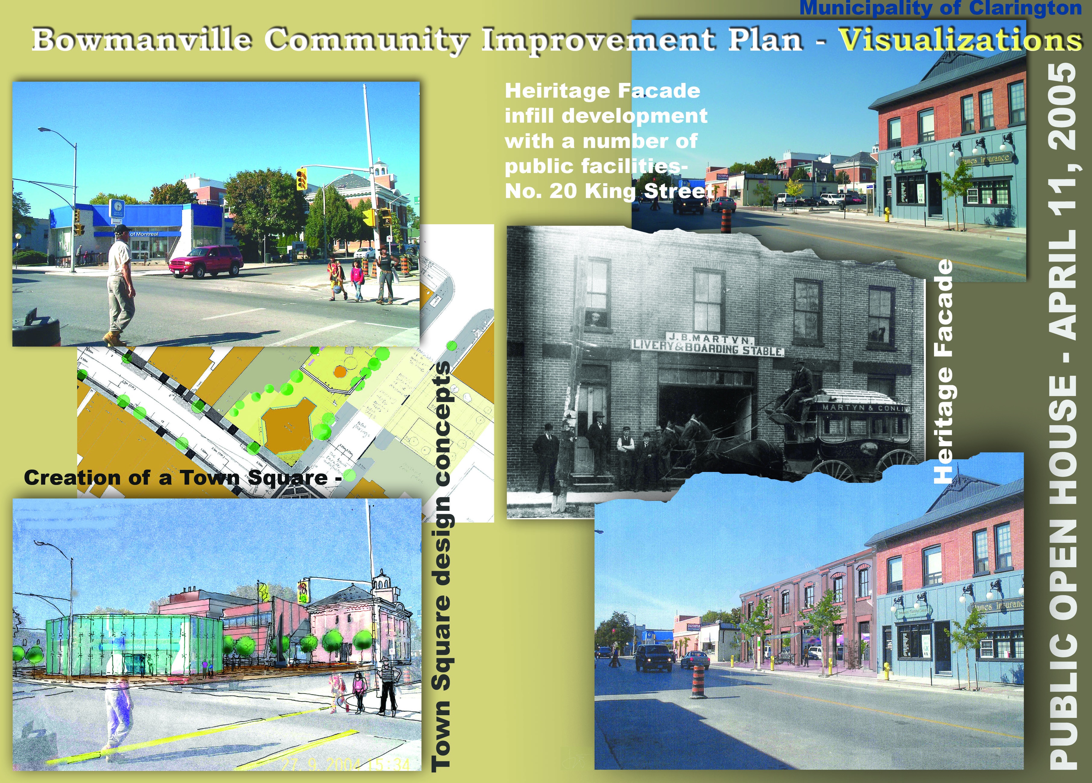 Bowmanville CIP Town Square poster