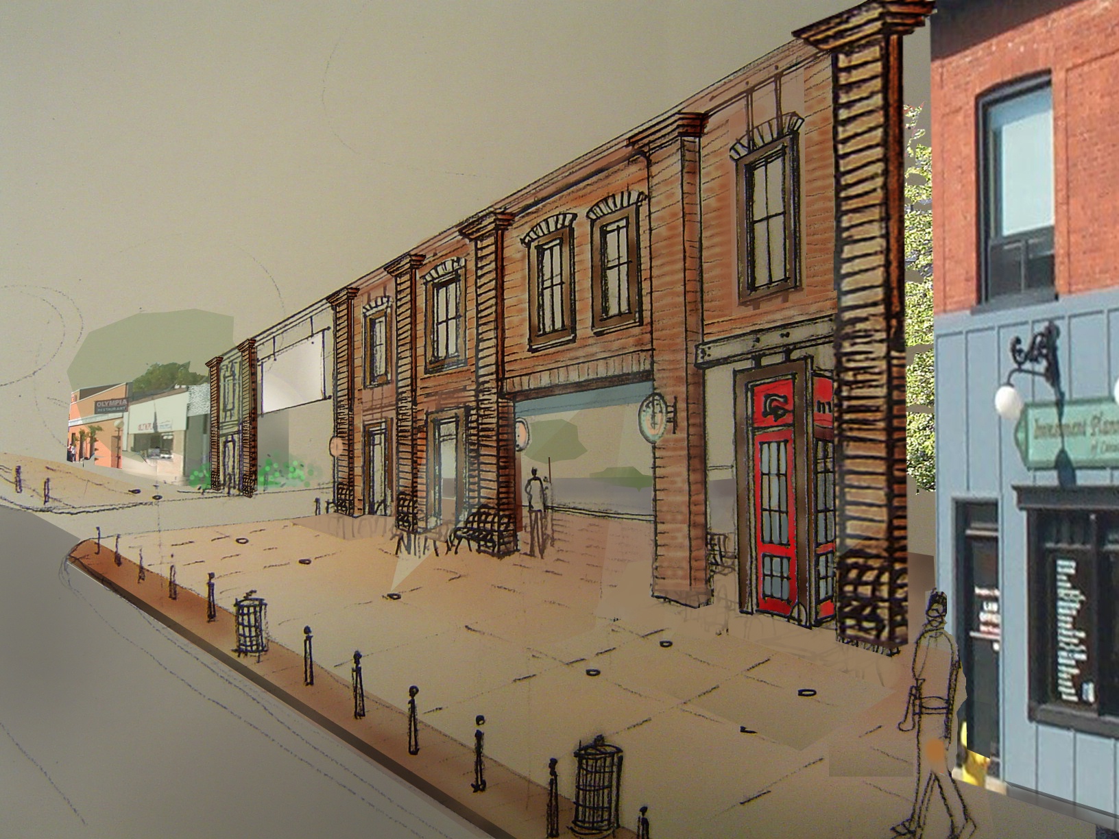 Bowmanville CIP façade improvement poster, 20 King Street