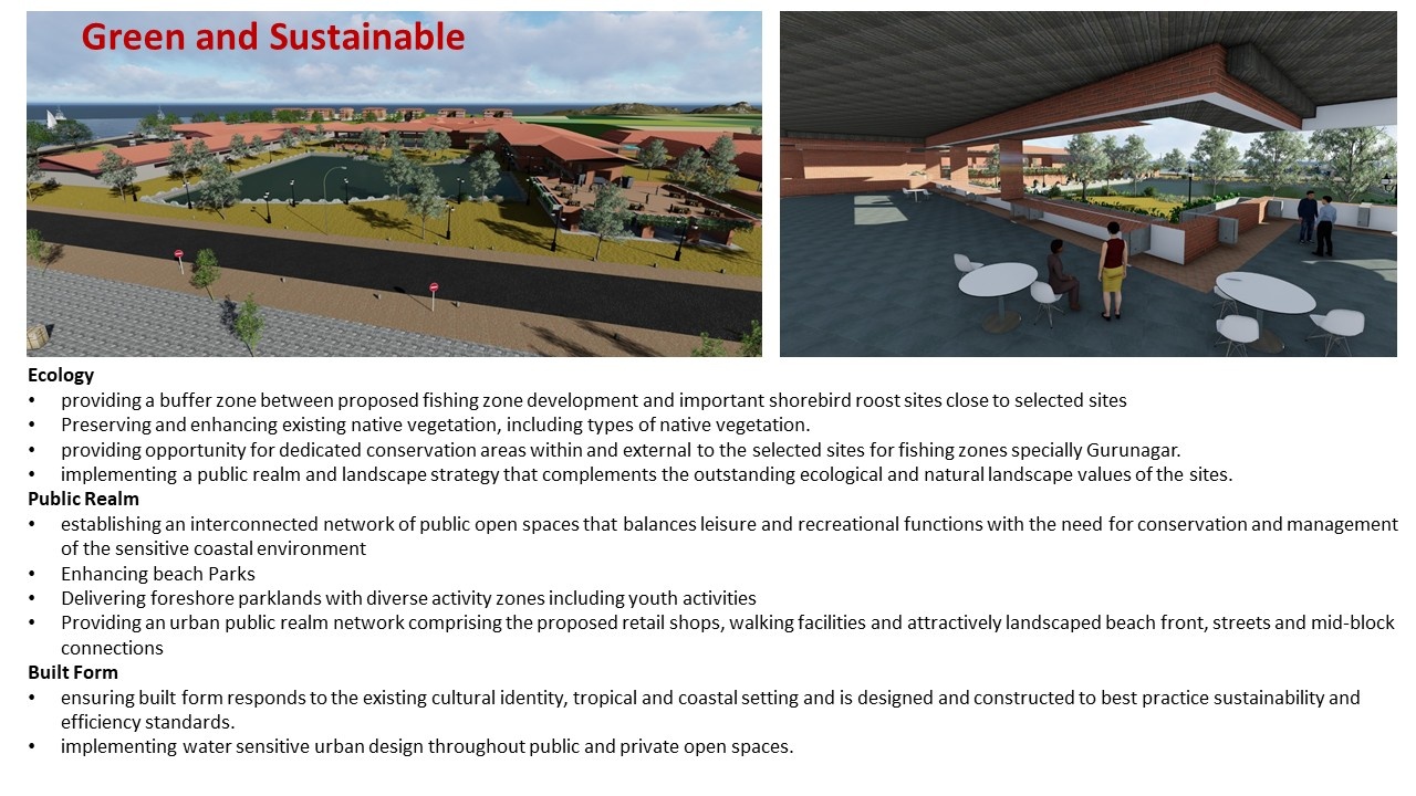 Gurunagar green and sustainable public realm visualisations
